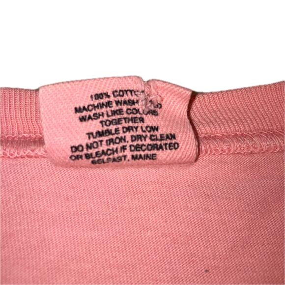Vintage Cape Cod dolphin graphic pink tshirt 90s coastal Harborside Graphics - Picture 5 of 5